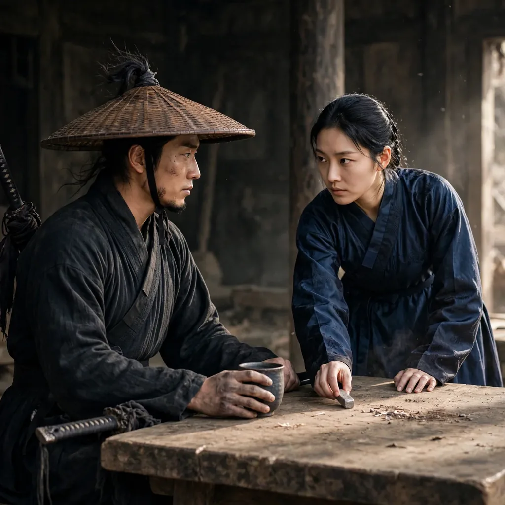 1화 삽화 — 게다가 그때 사라진 문파의 은자를 들고 와 십 년 전 이야기를 묻다니, 참으로 기묘하고도 특이한 손님이네요…
